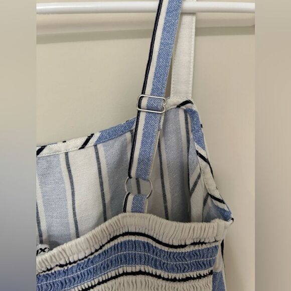 New Express Stripped Linen Dress - Picture 6 of 9